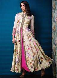 The elegant floral anarkali dresses are on enticing offers to make you save money as you spice up your looks. Partywear Floral Anarkali Gown Browse Our Indian Gown Collection Available In Royal Anarkali