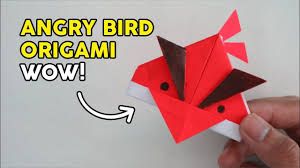 Gambar tuyul lucu untuk dp. Lucu Membuat Angry Bird Dari Kertas Origami How To Fold Paper Easy Kertas Origami Origami Kertas