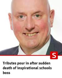 Dave Baker, the chief executive of the Olympus Academy Trust, was just 61.