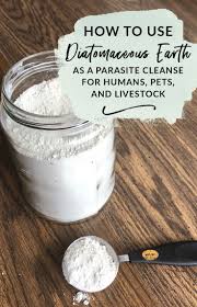 How To Use Diatomaceous Earth As A Parasite Cleanse For You Your Pets And Your Livestock In 2020 Parasite Cleanse Diatomaceous Earth Food Grade Diatomaceous Earth