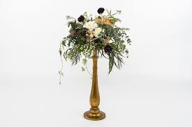 My tallest vase is 28″. Tall Narrow Gold Floral Vase Artemisia Studios