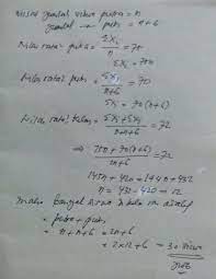 Simpangan baku suatu rangkaian data atau bilangan adalah akar dari jumlah deviasi kuadrat dari. Nilai Rata Ujian Matematika Di Suatu Kelas Adalah 72 Nilai Rata Siswa Putra Adalah 75 Dan Nilai Brainly Co Id