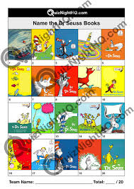 Do you know a lot about. Books 002 Dr Seuss Quiznighthq