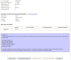 Dokumen di atas ialah satu contoh bil tunai. Https Eapps Hasil Gov My Manual Fpx Sistem E Data Pcb Pdf