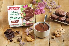 Creme Dessert Au Lait De Chevre Chocolat Soignon Creme Dessert Chocolat Dessert Au Chocolat Au Lait Dessert Chocolat