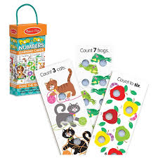 See the pictures, say the words, and poke the irresistible buttons on every page to hear satisfying clicks and pops. Melissa Doug Poke A Dot Numbers Learning Cards Melissa And Doug Toys