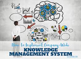 how to implement company wide knowledge management system