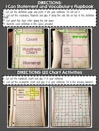Interactive Notebook Activities Counting To 120 1 Nbt 1
