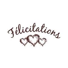 Résultat de recherche d'images pour "félicitations"