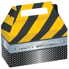 Birthday Party In A Box Canada Construction Zone Treat Tools Boxes Construction Birthday Construction Zone Party Construction Party