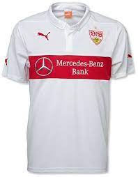 Vintage vfb stuttgart 2003 2004 home shirt puma jersey trikot size m. New Vfb Stuttgart 14 15 Kits Released Footy Headlines Mens Polo T Shirts Football Shirts Polo T Shirts