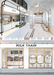 Formroom For Milk Train Ice Cream Shop Interior Design Cafe Design A Playful Dream Like In 2020 Store Design Interior Cafe Interior Design Retail Interior Design