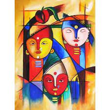 Paintings For The Indian Soul Modern Art Paintings Canvas Art Painting Indian Art Paintings