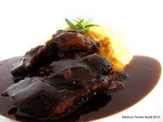Arthurs Tochter Kocht Ich Bin Dagegen Kalbsbackchen Im Rosmarinjus Mit Zitronenpuree Blutorangengratin Mit Schok Festliches Essen Rezepte Leckeres Essen