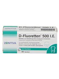Vitamin D Fluoretten 500 Ie 90 Vien Gia Sốc Hang Nội địa đức