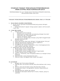 Check spelling or type a new query. Tingkat Pencapaian Perkembangan Anak Usia 4 5 Tahun Pdf Tentang Tahun