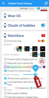 Wondered if it was me or not. V9 61beta0 9 Overlay Optional Bubble Cloud Widgets Wearos Tile Launcher Watch Face