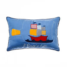 Bottiglia profumo chanel gigante design unico e elegante. Pirate Ship Design European Elegant Embroidered Pillow Boy Bedroom Bedding Cartoon Pillows Children Decoration Sofa Cushion Gift Decorative Wall Cloth Cloth Shopping Bag Patterncloth Upholstery Aliexpress