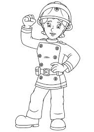 Print this coloring page (it'll print full page). Fireman Sam Friend Penny Morris Coloring Page Coloring Sky