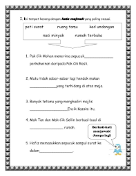 Soalan latihan tatabahasa tahun 3. 34 Latihan Tatabahasa Tahun 3 Ideas Malay Language Kindergarten Reading Worksheets Kindergarten Reading