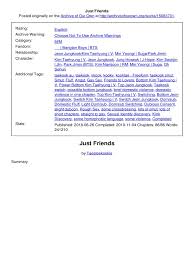 Taesang taesang yoon is a south korean hearthstone player. Just Friends Taekook Fanfiction