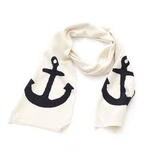 Cashmere Anchor Scarf Tuckernuck Anchor Scarf Nautical Fashion Nautical Outfits