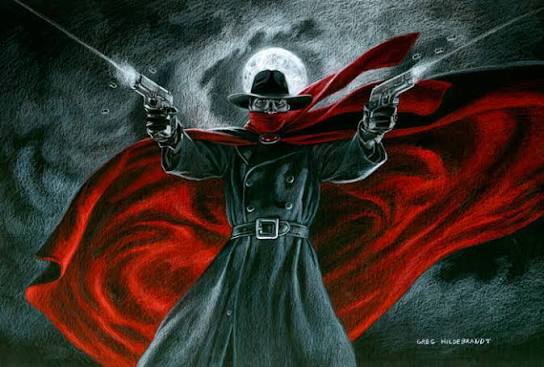 The Shadow - Black Board | Comic Art | Spiderwebart Gallery