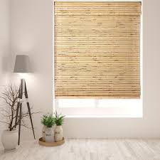 Just like what you can see on the pictures of bamboo curtains, bamboo insulated roman shades are looking impressive with features of beauty and elegance. Arlo Blinds Cordless Rustique Bamboo Roman Shade Walmart Com Walmart Com