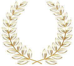 Golden Wreath Transparent Png Clipart Picture Gallery Yopriceville High Quality Images And Tr Golden Wreath Floral Logo Design Black And White Art Drawing