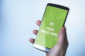 Promote Your Android Application Or Website With This Online Mockup Template Of A Man Holding A Black Android Android Smartphone Smartphone Application Android