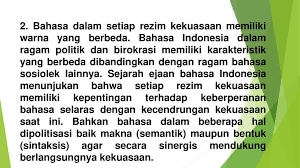 Melayu sebagai alat dan bahasa kebangsaan, bahasa ilmu, bahasa perhubungan rakyat. Bahasa Bantu Bahasa Indonesia Ppt Download