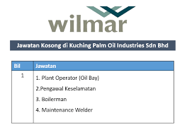 Tawaran adalah dipelawa daripada warganegara malaysia yang berkelayakan untuk memohon bagi mengisi jawatan kosong di kementerian sumb. Jawatan Kosong Di Kuching Palm Oil Kerja Kosong Sarawak Facebook