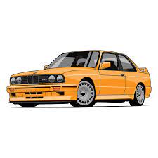 Nissan Gtr Vector Print On Behance Bmw E30 Bmw Art Bmw