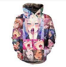 We'll let that sink in for a hot second. Cool Hoodie Print Anime Shy Girls Face Fashion Hot Style 20 Off