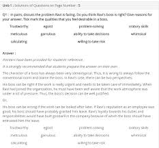 Ncert Solutions For Class 9 English Main Course Book An Exemplary Leader Solutions How Are You Feeling Books