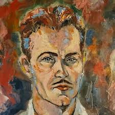 Original vintage oil painting of VINCENT VAN GOGH-By a Listed Artist -1960s 