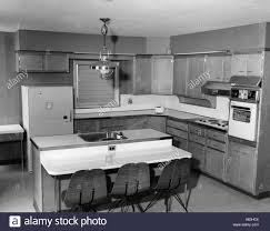 1950s kitchen high resolution stock