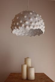 White Paper Mache Pendant Light Diy Pendant Light Paper Lampshade Paper Light