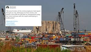 Critics say parliamentary move for judicial body to try officials over beirut port blast shields them the international conference will be held on august 4, a year after a massive port blast devastated beirut. Xspjqczbt 1npm