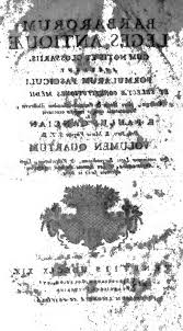 Barbarorum Leges Antiquאט Cum Notis Et Glossariis.