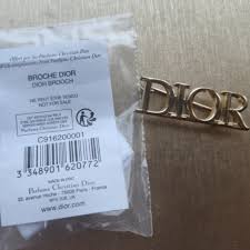 dior brooch pin