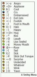 Emoticons Emoticon Words Smiley