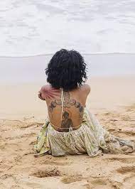 Aiko and big sean's relationship has been going on for some time — despite her divorce to dot da genius being finalized days ago, reports tmz. Imagen De Tattoo Beach And Jhene Aiko Girl Tattoos Jhene Aiko Body Art Tattoos