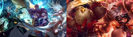 Double Monitor Wallpaper League Of Legends 5120x1440 Download Hd Wallpaper Wallpapertip Artist renditions of a huge league of legends brawl. double monitor wallpaper league of
