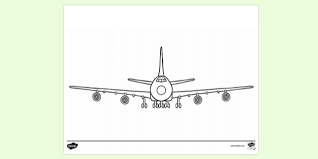 These airplane coloring pages printable are perfect for kids of all ages. Free Boeing 747 Aeroplane Front View Colouring Sheets