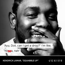 Now we know whom he meant when Kendrick said “Ayy, Dot, can i get a drop?”  I’m like “Nig** nah” 😂😂, “Tell me what you nig*** rap if it’s fictional “  😂😂, #kendricklamar #drake #youngthugger #rat