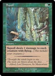 Squall line deals x damage to each creature with flying and each player. Squall Masters Edition Iv Gatherer Magic The Gathering