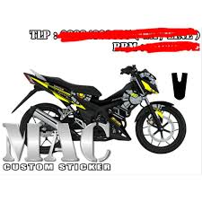 Gambar animasi keluarga hitam putih free. Decal Stiker Sticker Honda Sonic 150 R 46 Hitam Bagus Shopee Indonesia