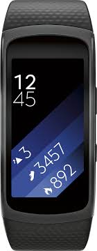 It's a sort of like a mini fitness smartwatch. Samsung Gear Fit2 Fitness Watch Heart Rate Large Black Sm R3600daaxar Best Buy