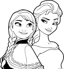 Das zuhause von disney, pixar, marvel, star wars & national geographic. Coloriage Les Soeurs Et Princesses Anna Et Elsa Dessin Princesse Disney A Imprimer
